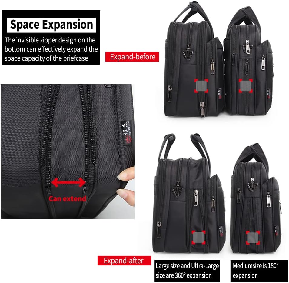 Herren Canvas Laptop- & Business-Umhängetasche