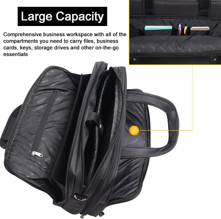 Herren Canvas Laptop- & Business-Umhängetasche