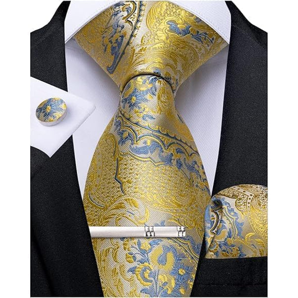 Herren-Paisley-Krawatten-Set – Edle Accessoires für Hochzeiten & Events