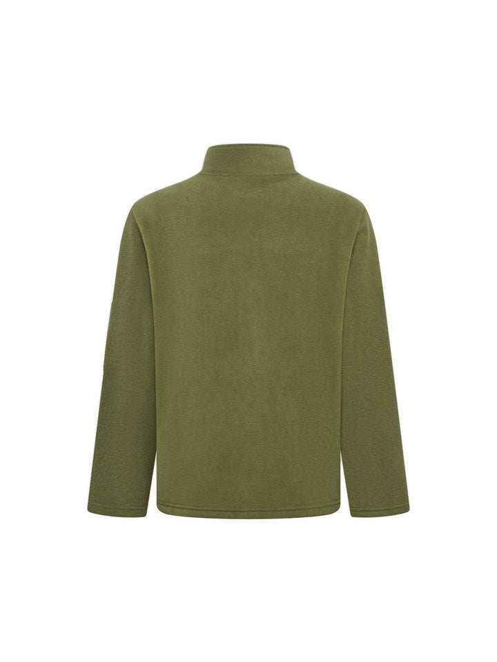 Fleecejacke für Herren mit Stehkragen, winddicht und mit Stretchpassform