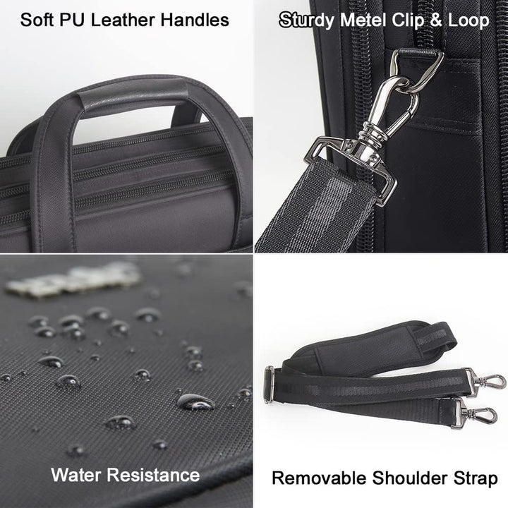 Business-Laptoptasche aus Canvas für Herren