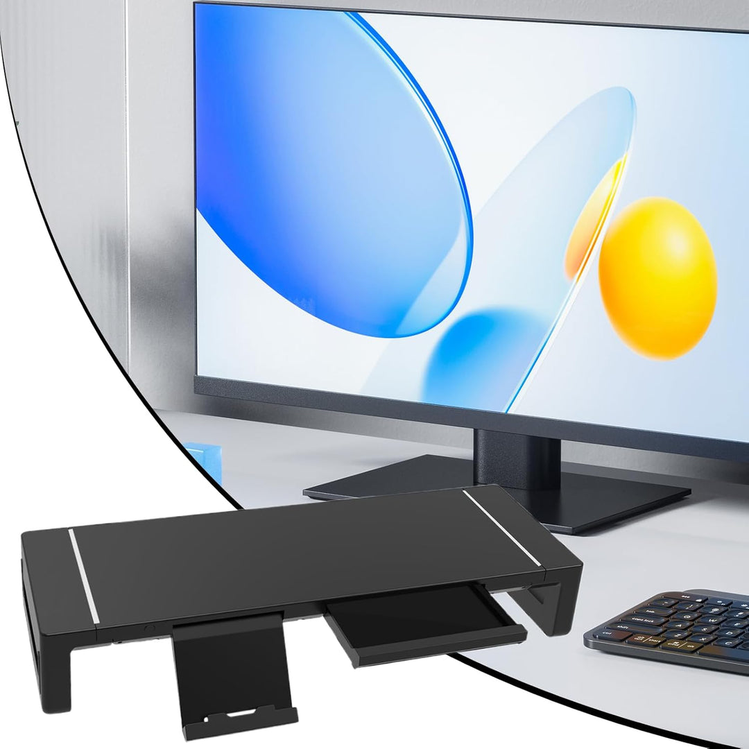 Elevation verstellbarer Monitorständer mit Schublade – Stravon