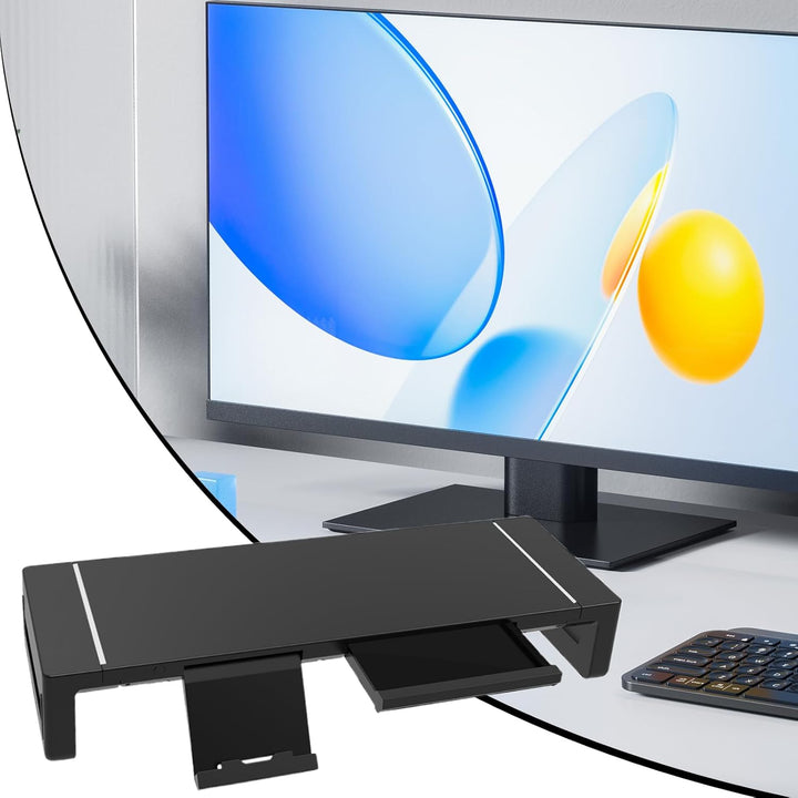Elevation verstellbarer Monitorständer mit Schublade – Stravon