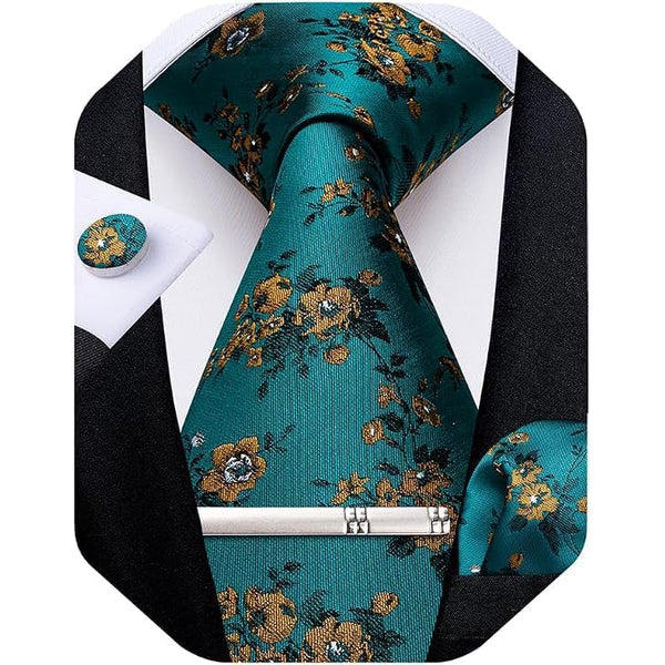 Herren-Paisley-Krawatten-Set – Edle Accessoires für Hochzeiten & Events