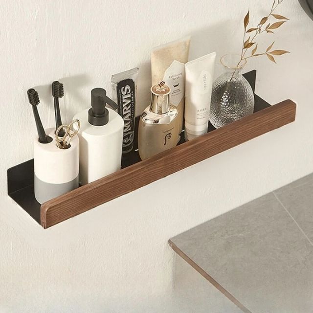 Badezimmerregal aus Massivholz – WoodaFix