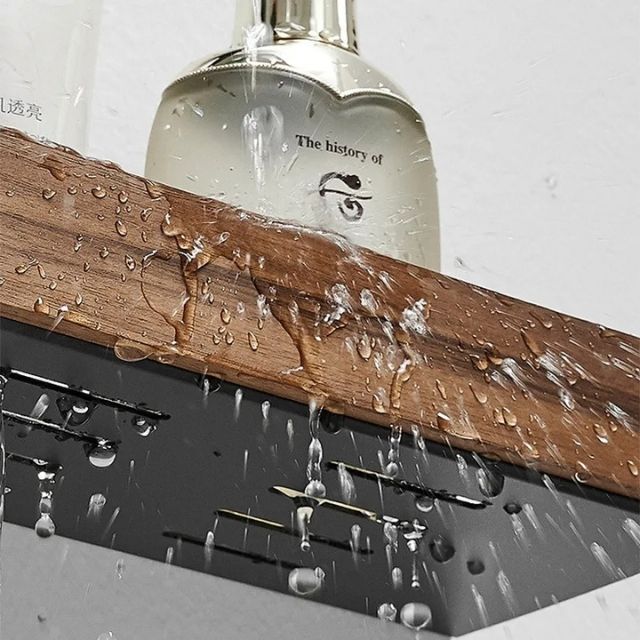 Badezimmerregal aus Massivholz – WoodaFix