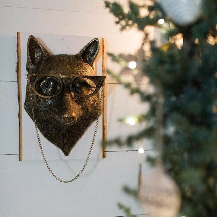 Verspielte Tierkopf-Wanddeko - WallCritters