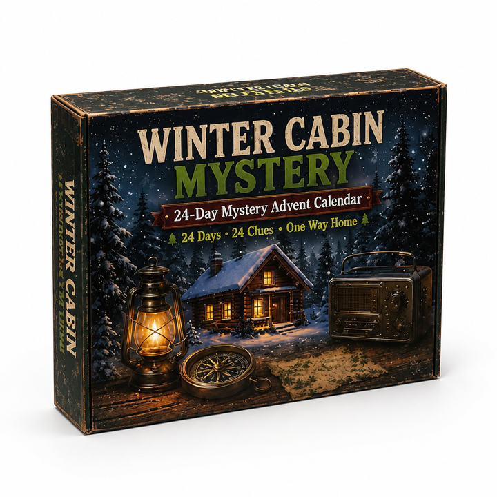 24-Tage-Escape-Room-Rätsel-Adventskalender mit 6 Geheimthemen
