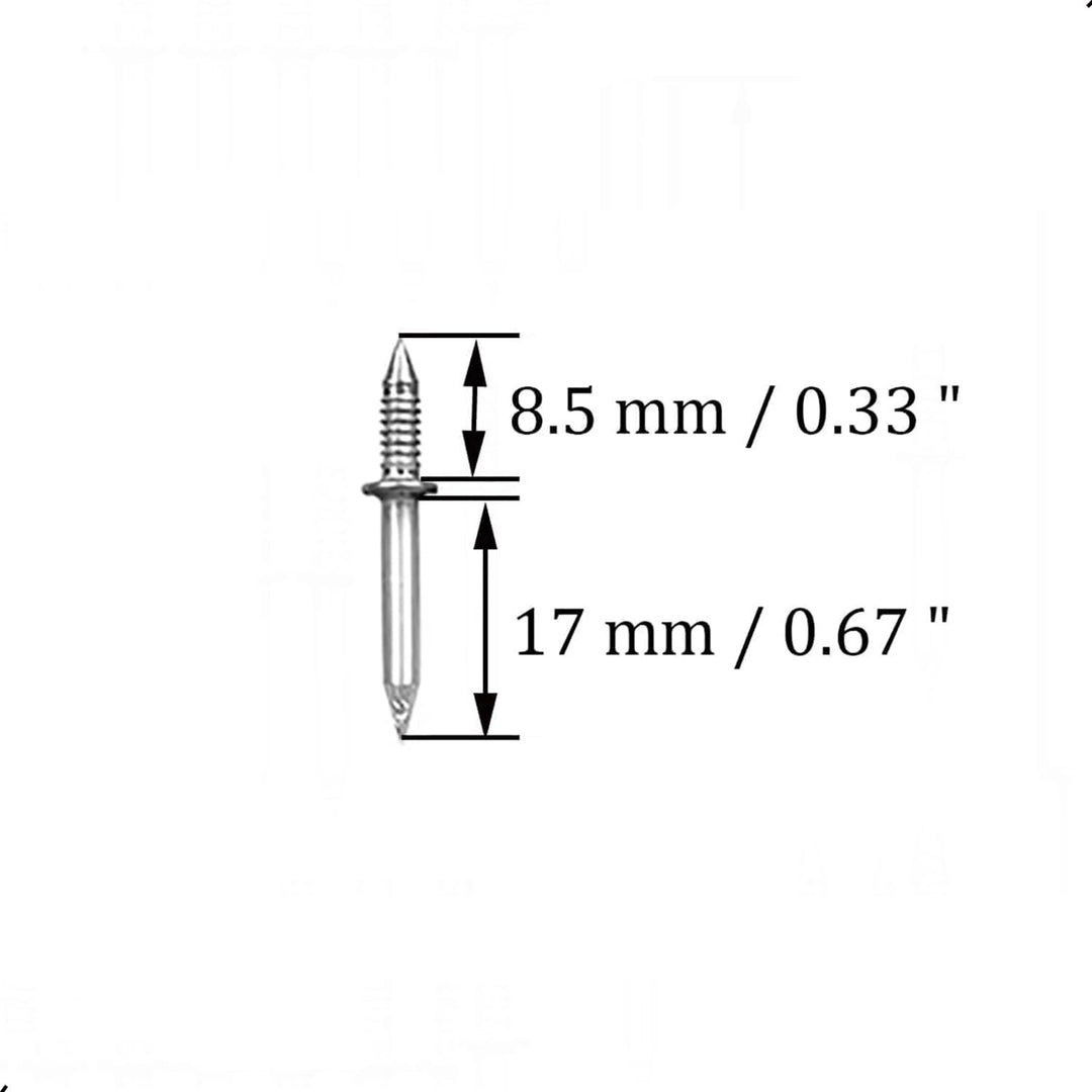 Doppelseitige Ziernägel mit Hülsenwerkzeug - Drill-Free, Hidden-Head Installation