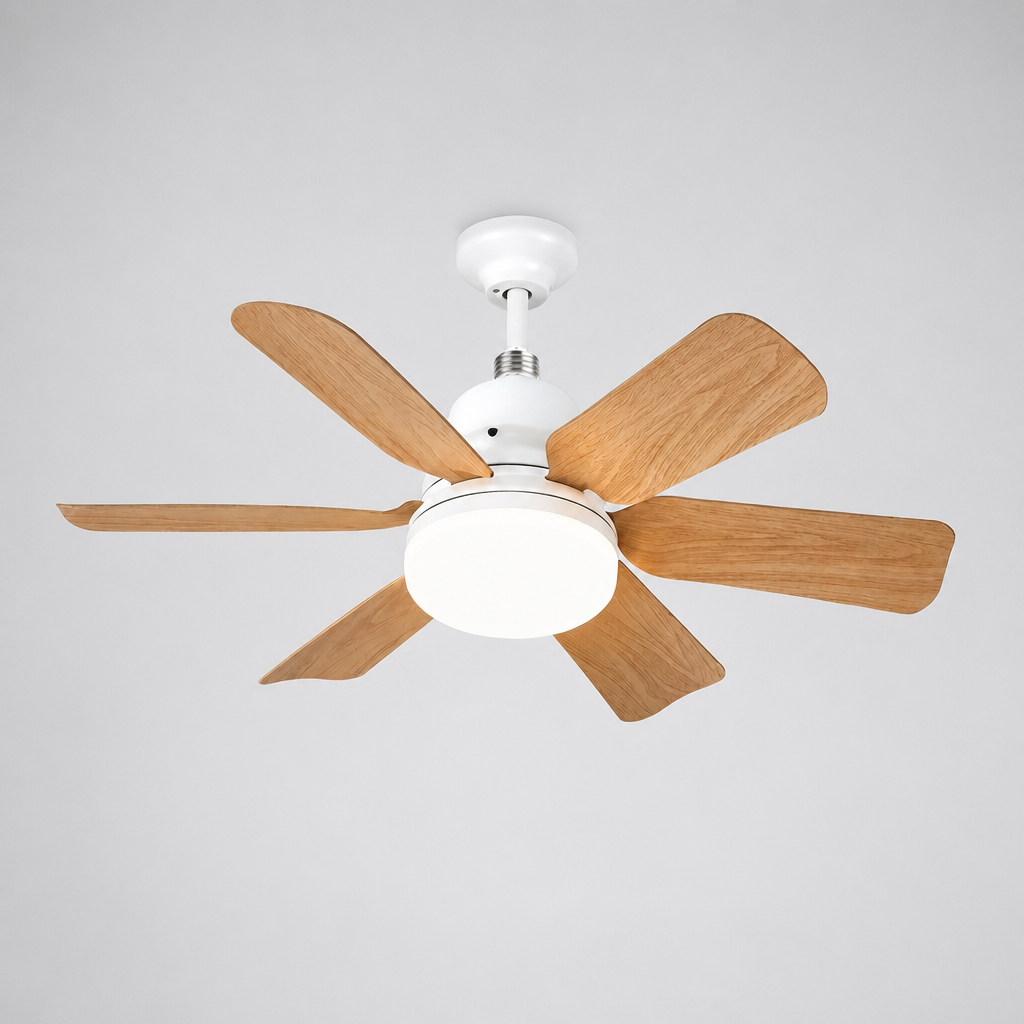 2-in-1 Deckenlampe mit leisem Ventilator – Plafona