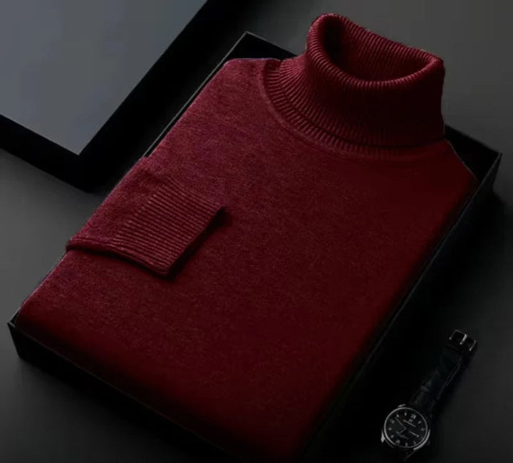 Kaschmir-Rollkragenpullover für Herren – Silvano