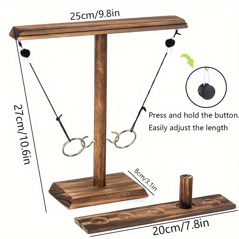 Ringwurfspiel aus Holz – Traditionell und Herausfordernd