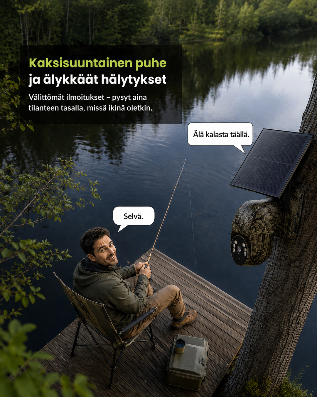 Solarbetriebene kabellose Sicherheitskamera mit 4G LTE oder WLAN, 2K, PTZ, Nachtsicht