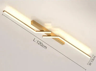 Moderne LED-Deckenleuchte – Geometrische Leuchte
