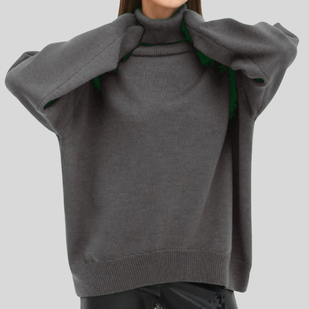 Moderner Rollkragenpullover für Damen
