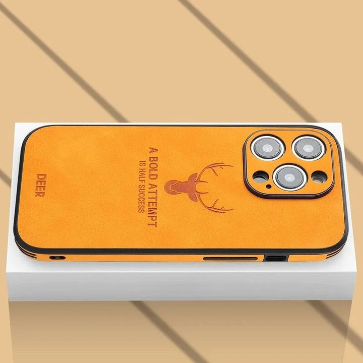 Luxuriöse iPhone-Hülle aus Hirschleder - Veltro