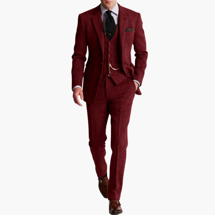 Herren Anzugset mit Jacke und Weste