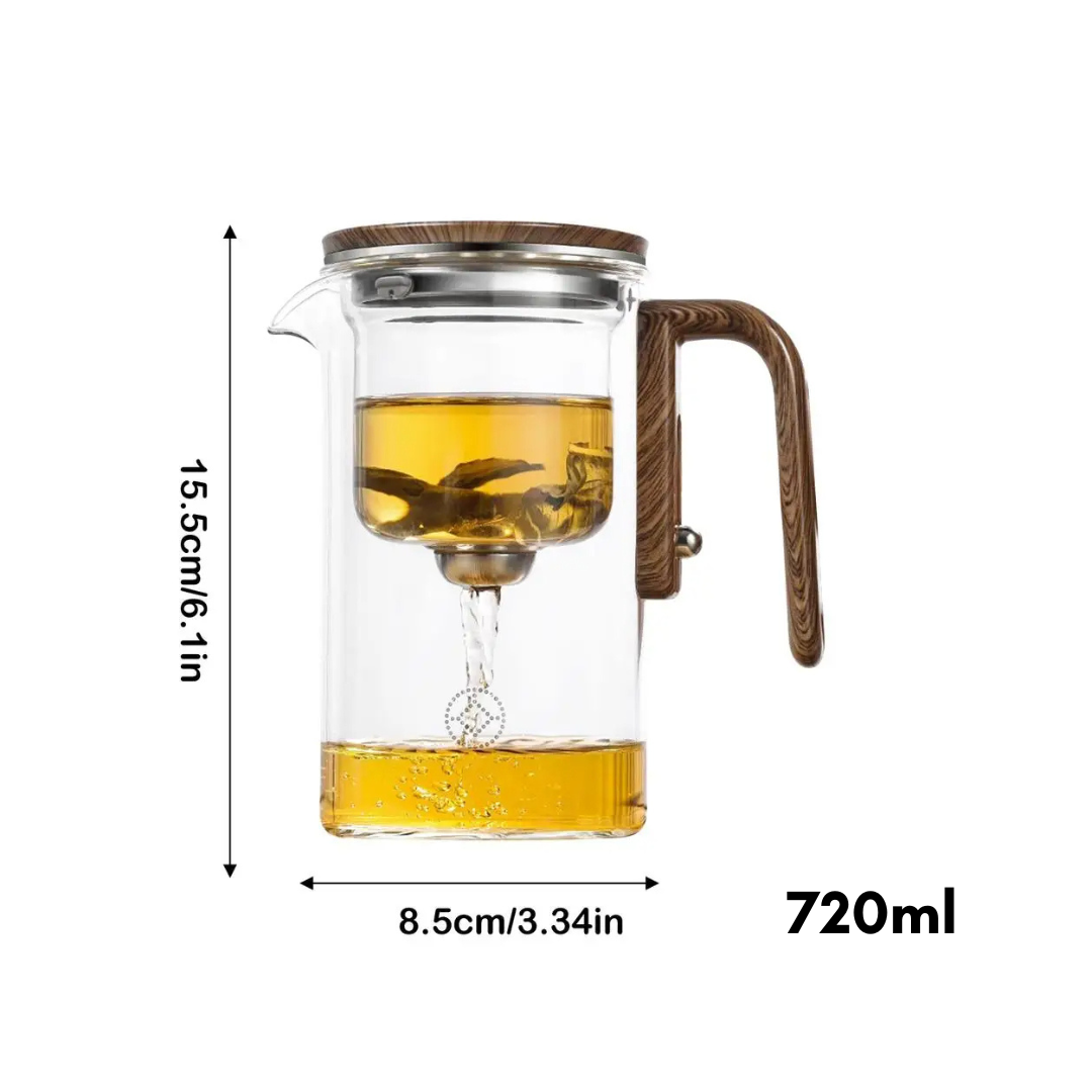 Elegante durchsichtige Teekanne – ClearBrew