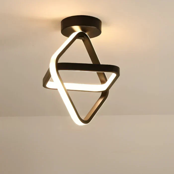 Moderne LED-Deckenleuchte mit doppeltem Ringdesign - Twilight Rings