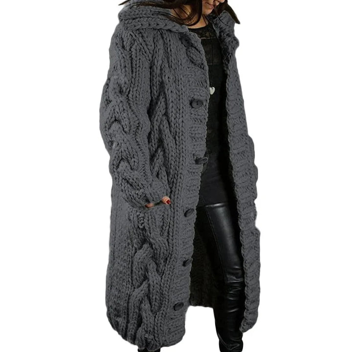 Bequemer dicker Strickcardigan - Emma