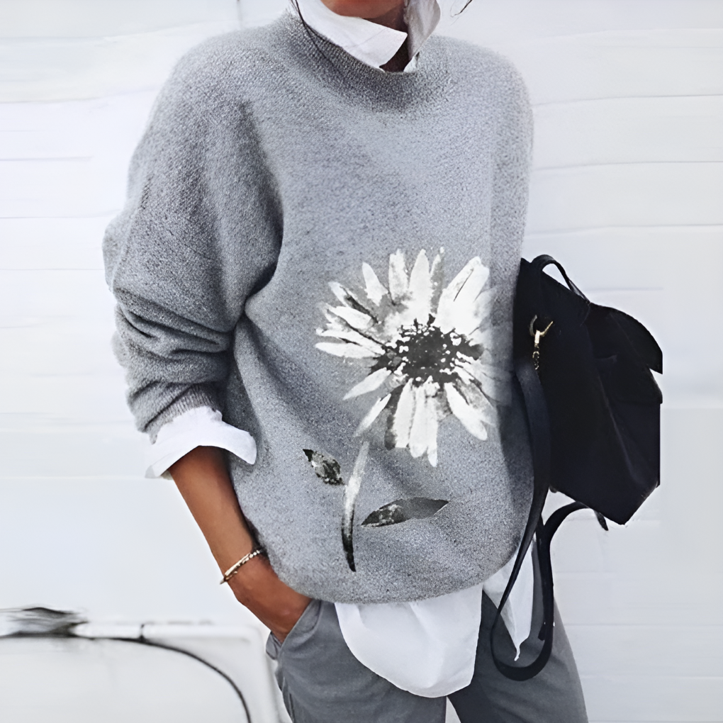 Warmer und stilvoller Damenpullover