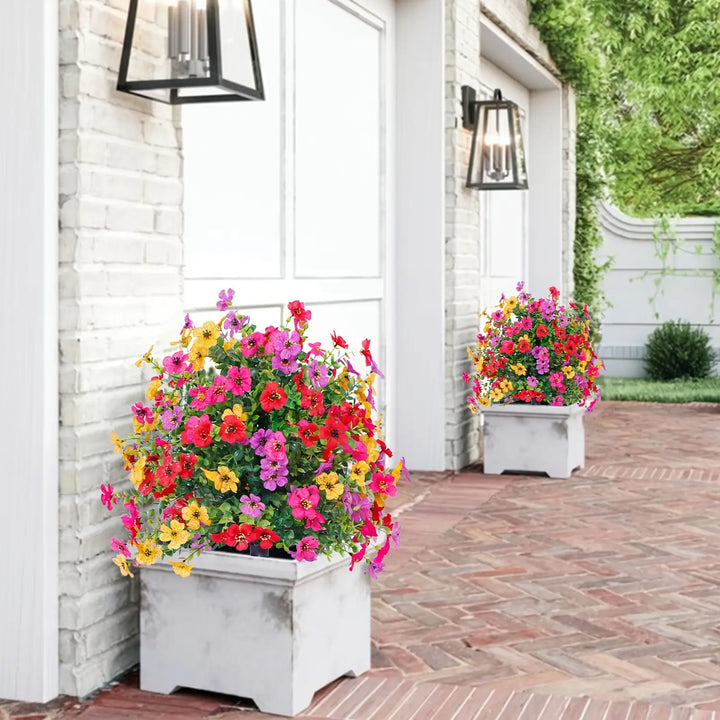 Pflegeleichte künstliche Gartenblumen