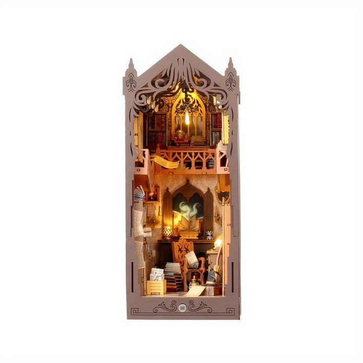 Magisches Bücherhaus – 3D-Holzpuzzle für kreative Bastler