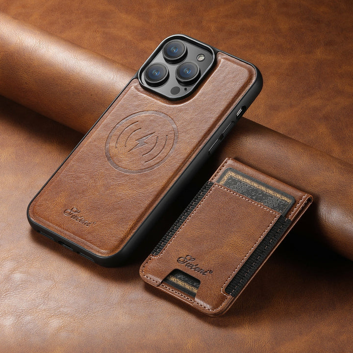 EliteGuard - stilvoller und langlebiger Luxus -Telefonkoffer mit integriertem Kartenhalter