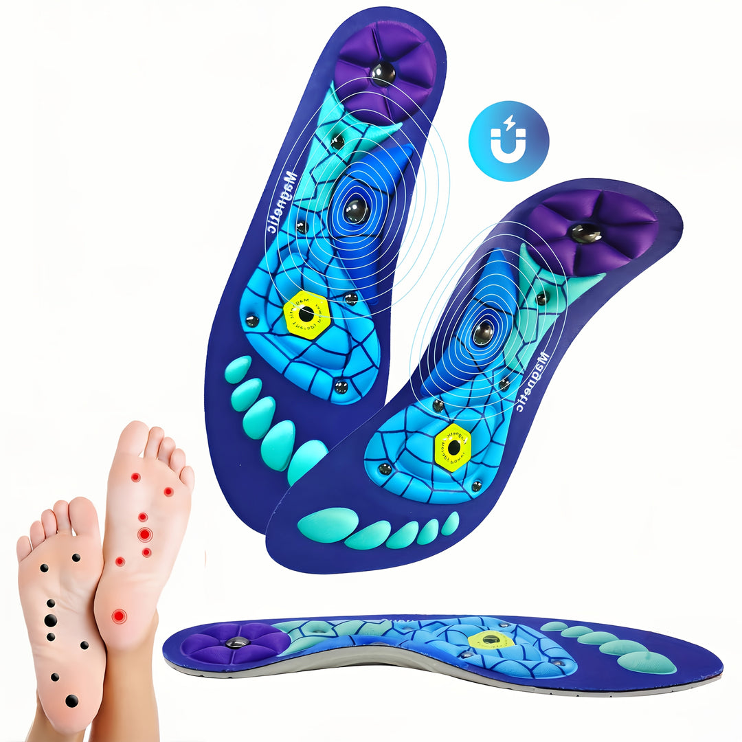ComfortPlus Magnetische Akupunktur-Einlegesohle mit Fußgewölbestütze