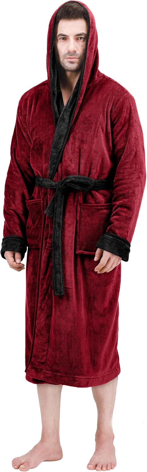 Herren-Sommer-Bademantel aus leichtem Fleece – Harry