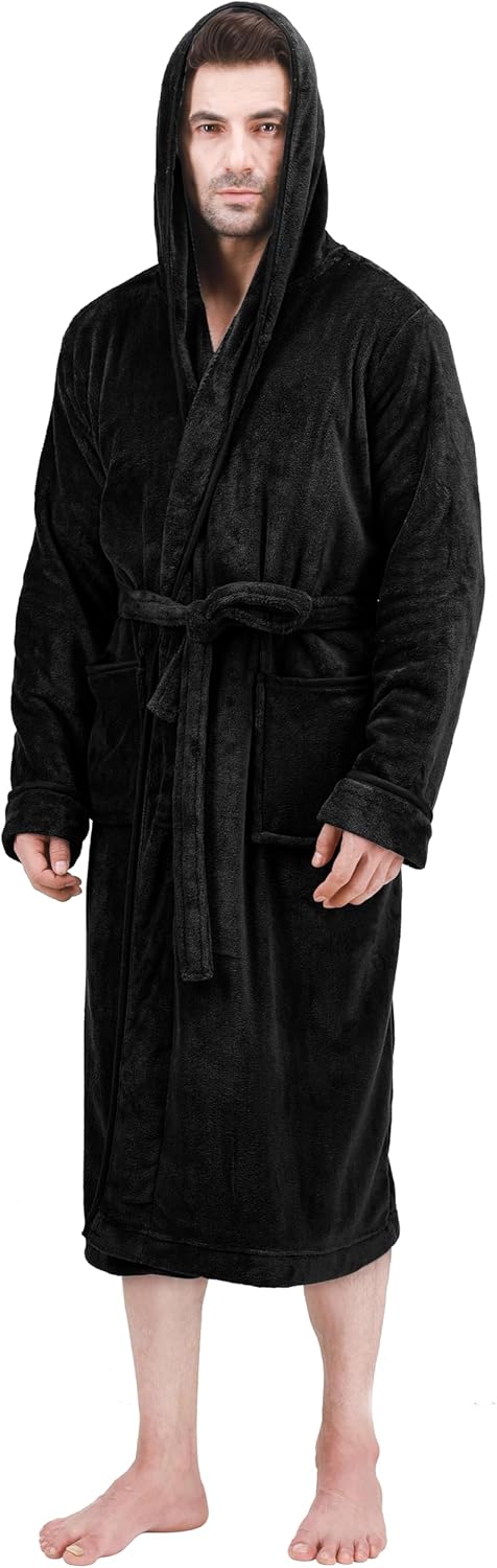 Herren-Sommer-Bademantel aus leichtem Fleece – Harry