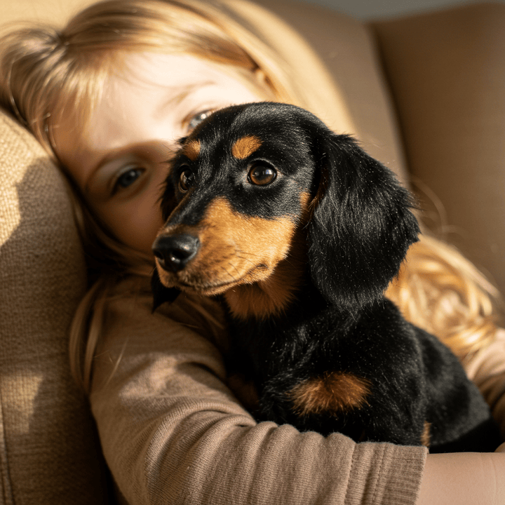 Interaktiver Plüschhund mit Berührungssensoren, lebensechten Bewegungen und ultraweichem Fell