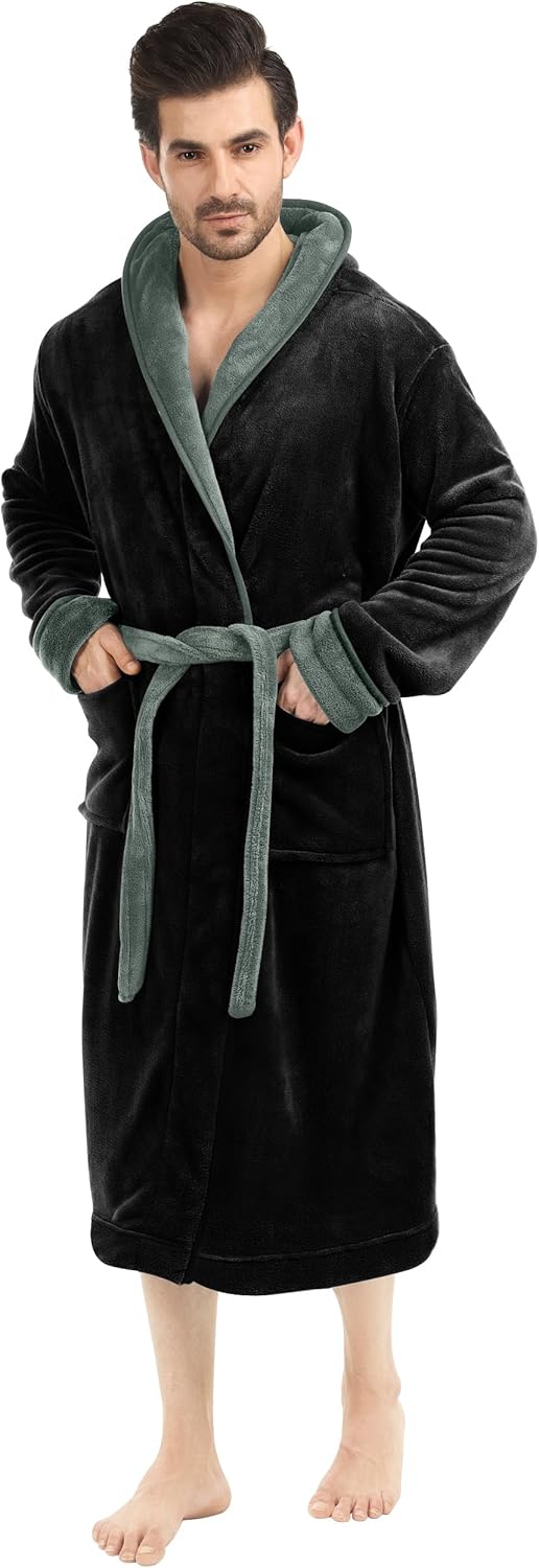 Herren-Sommer-Bademantel aus leichtem Fleece – Harry