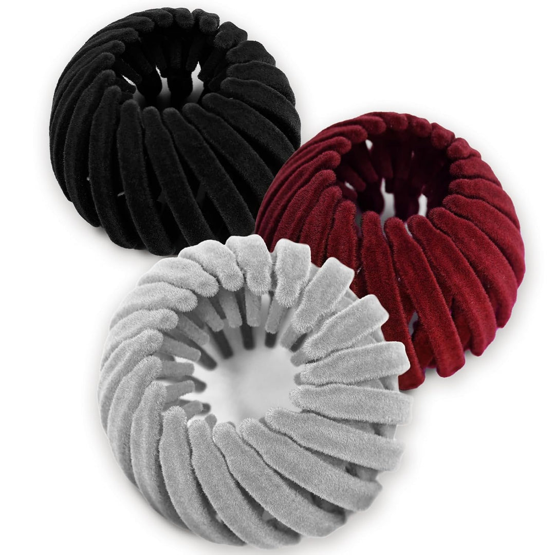 Elegante Vogelnest-Haarspangen - 3er-Set