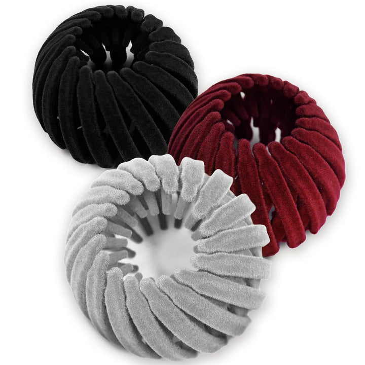 Elegante Vogelnest-Haarspangen - 3er-Set