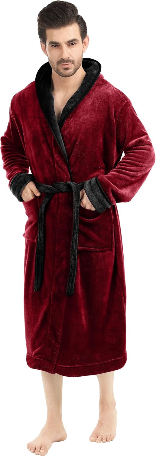 Herren-Sommer-Bademantel aus leichtem Fleece – Harry