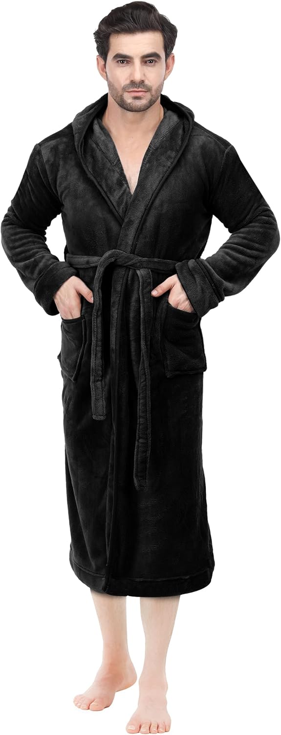 Herren-Sommer-Bademantel aus leichtem Fleece – Harry