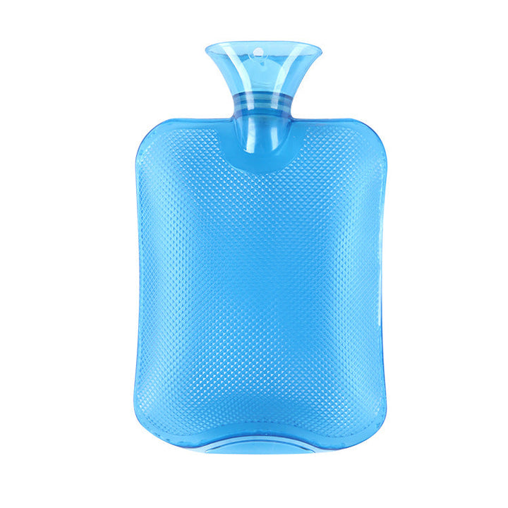 Transparente Wärmflasche aus PVC, 1 oder 2 Liter