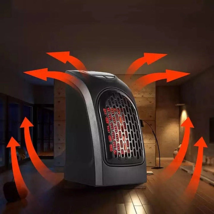 Mini-Heizer mit Flammeneffekt, 500 W und 3 Stufen