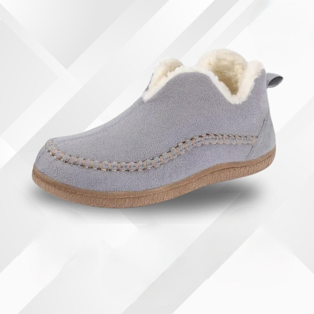 Barfußpantoffeln mit Fleece-Innenfutter – Amalia