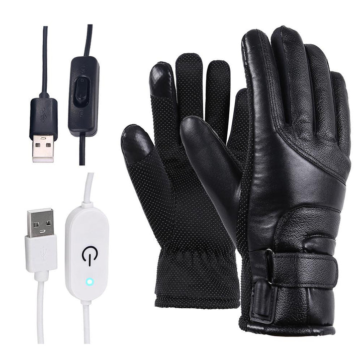 Beheizte Handschuhe mit Touchscreen, winddicht für Rad und Ski
