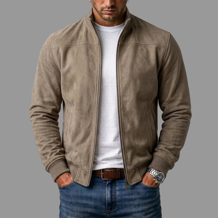 Wildleder-Bomberjacke für Herren