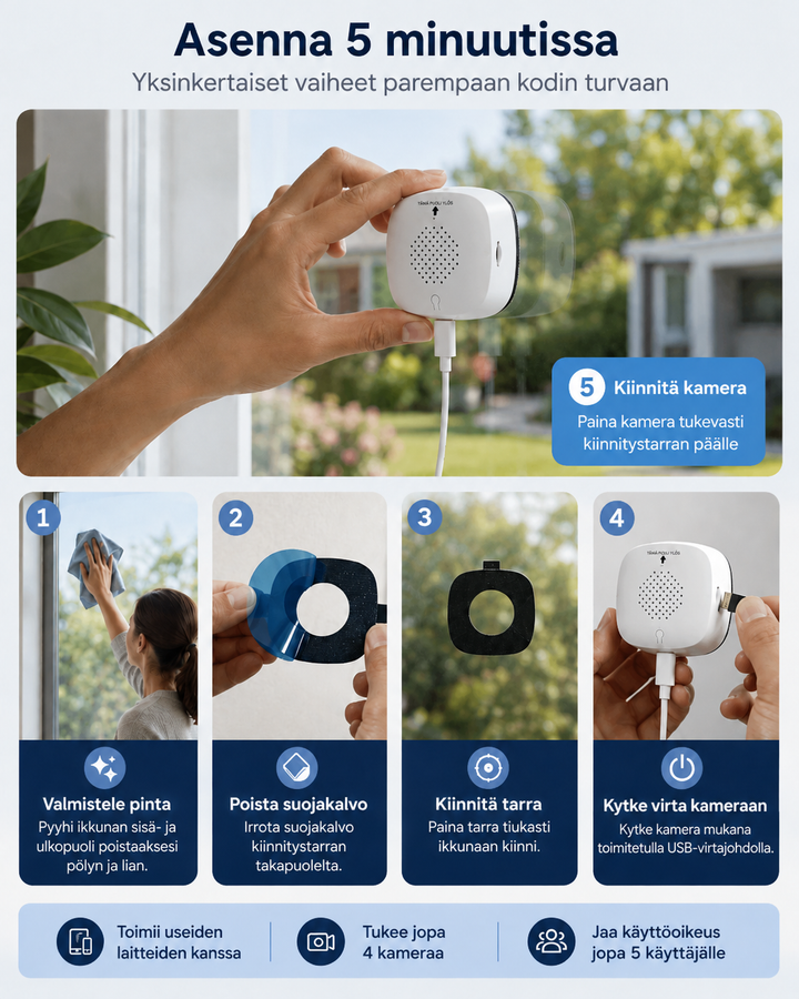 Window Watch Sicherheitskamera – Machen Sie aus jedem Fenster eine Sicherheitskamera