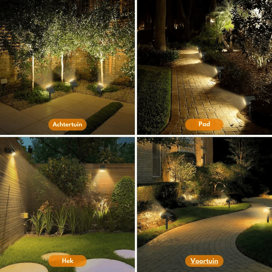 Stilvolle wasserdichte Solar-Gartenleuchte