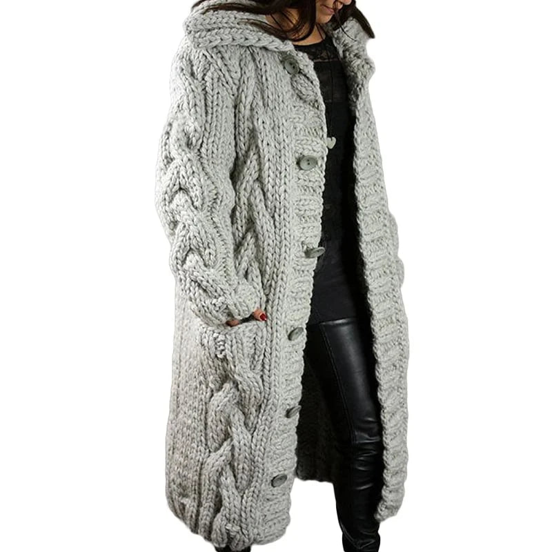 Bequemer dicker Strickcardigan - Emma