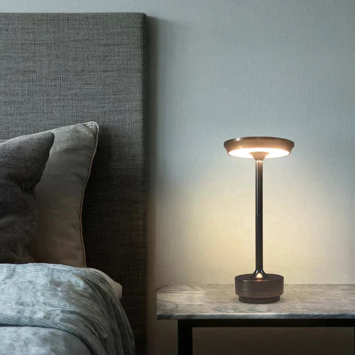 LuminLight kabellose wiederaufladbare LED-Tischlampe
