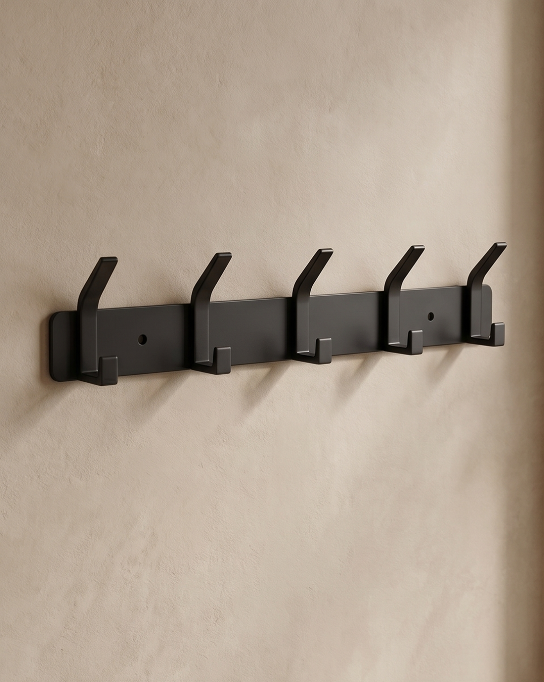 Aluminium-Wandhaken – 3, 4, 5 oder 6 Haken | Badezimmer-Handtuchhalter