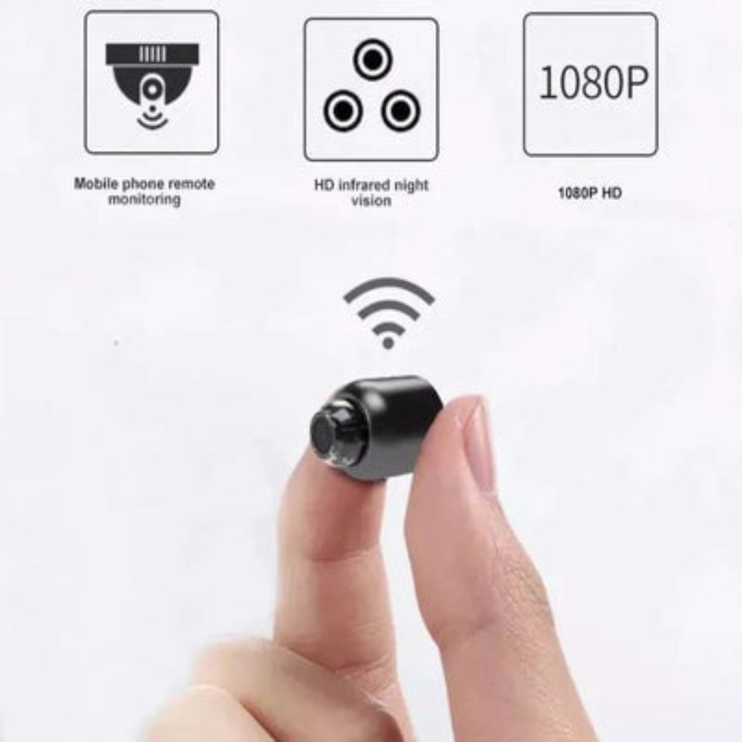 Versteckte WLAN-Kamera (1080P) – Kabelloses Babyphone und diskrete Überwachung