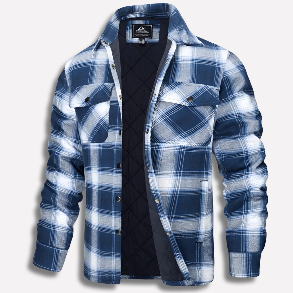 Baumwollhemd mit Karomuster im Lumberjack-Stil