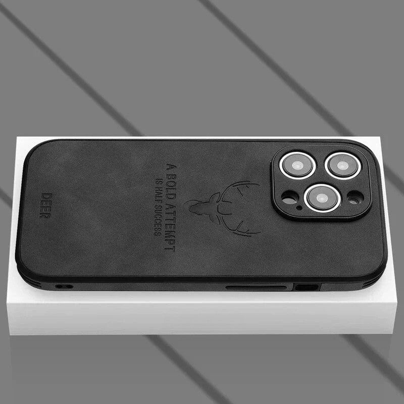 Luxuriöse iPhone-Hülle aus Hirschleder - Veltro